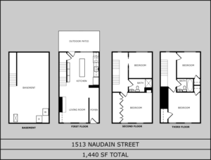 1513 Naudain St floor plan