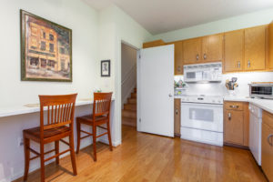 Philadelphia apartments for sale - top realtor - luxury living - kitchen with counter and stools