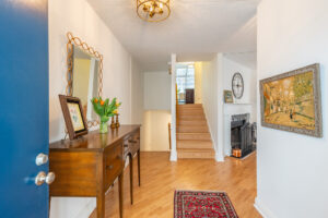 duplex staircase in lovely apartment